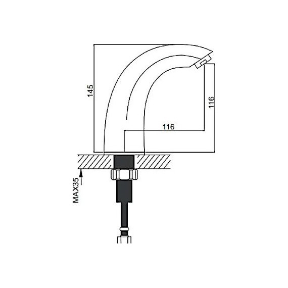 Смеситель для раковины сенсорный Gappo G517 - фото, картинка 11 Смеситель для раковины сенсорный Gappo G517 - фото 11