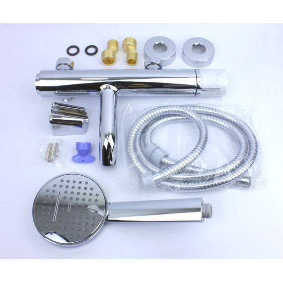 Смеситель для ванны Bronze de Luxe Focus 24603CM, Цвет производителя: хром - фото 7