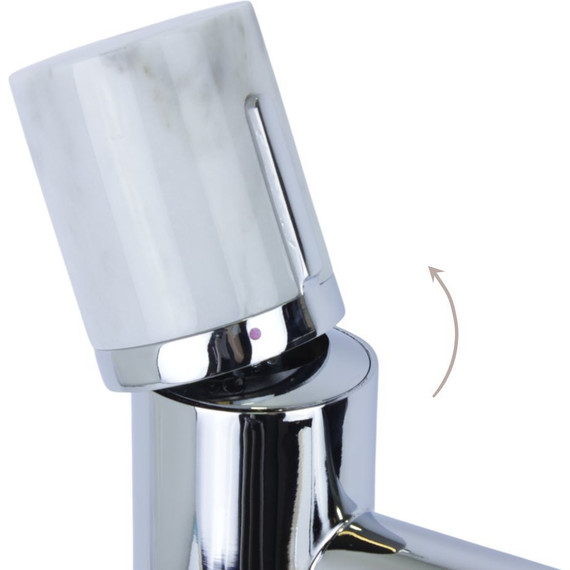 Смеситель для раковины высокий Bronze de Luxe Focus 24615CM, Цвет производителя: хром - фото 2