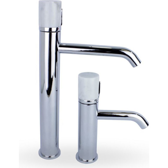 Смеситель для раковины высокий Bronze de Luxe Focus 24615CM, Цвет производителя: хром - фото 5