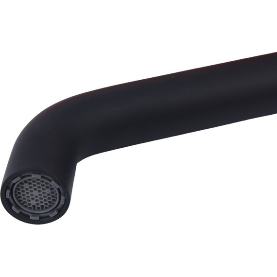 Смеситель для раковины настенный Bronze de Luxe Focus 24686BG, чёрный матовый, Цвет производителя: чёрный матовый - фото 2