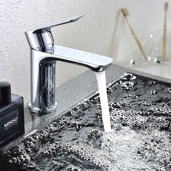 Смеситель для раковины Abber Weiss Insel AF8010, Цвет производителя: хром - фото 3