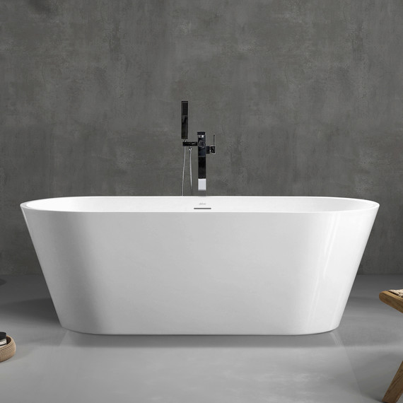 Ванна отдельностоящая Abber AB9320-1.5 150x75 см, Размер - мм: 1500х750 - фото 