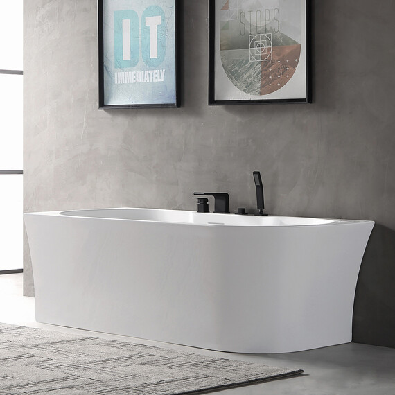 Ванна акриловая Abber AB9335-1.7 L 170x78 см - фото 