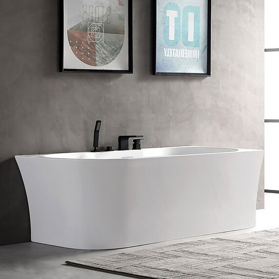 Ванна акриловая Abber AB9335-1.7 R 170x78 см - фото 