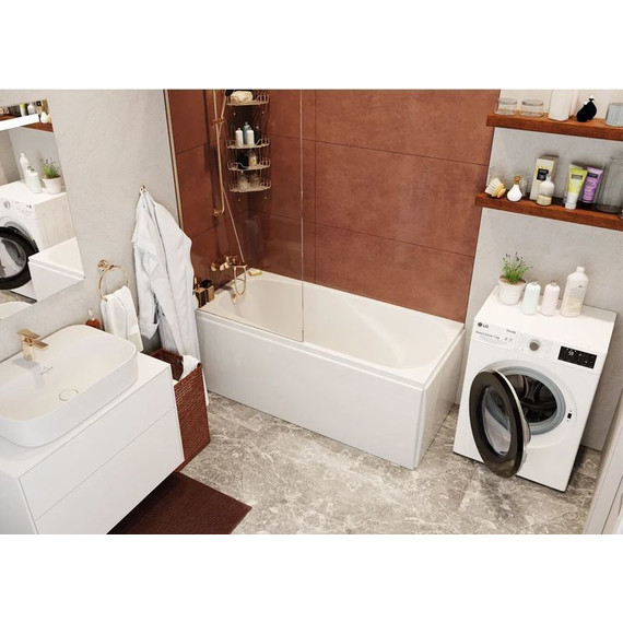 Ванна акриловая Vagnerplast Aronia 160x75 см 76372, Размер - мм: 1600х750 - фото 2