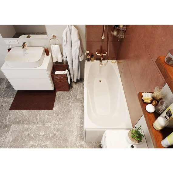 Ванна акриловая Vagnerplast Aronia 150x70 см 76371, Размер - мм: 1500х700 - фото 3