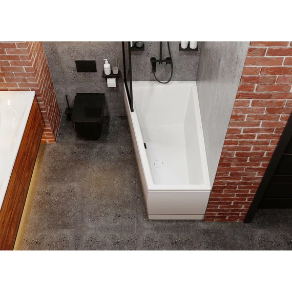 Ванна акриловая Vagnerplast Cavallo offset 160x90 см 76384 L - фото 2