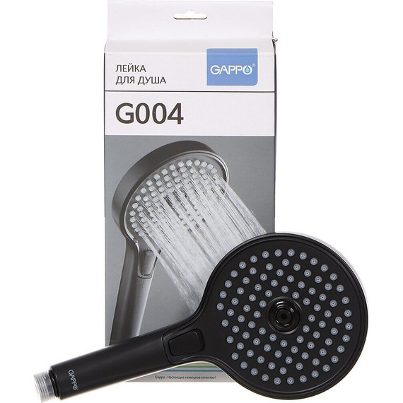 Ручной душ Gappo G004, черный - фото 2