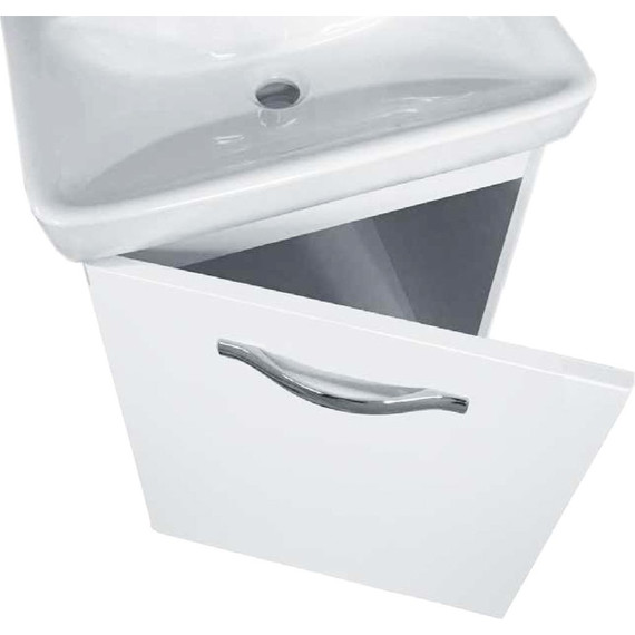 Тумба подвесная с раковиной Dreja Almi 50 см 99.1502 - фото 5