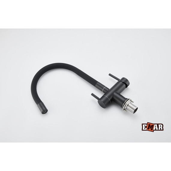 Смеситель для кухни Emar ЕС-3015 Black, Цвет производителя: black - фото 6