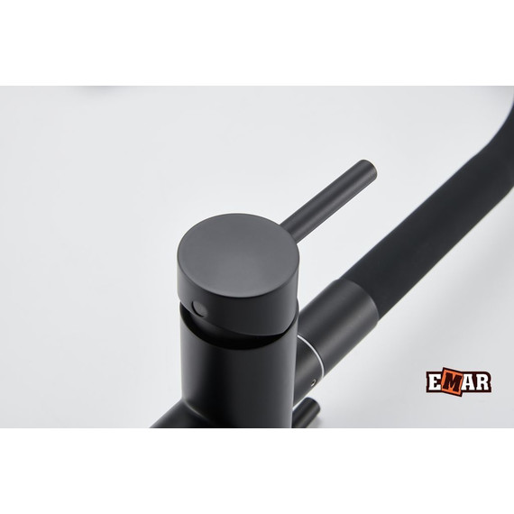 Смеситель для кухни Emar ЕС-3015 Black, Цвет производителя: black - фото 7