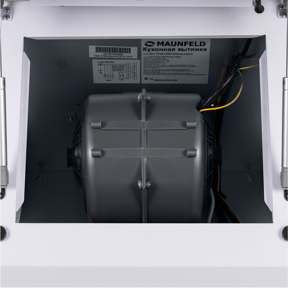 Вытяжка Maunfeld Sky Star Chef 60 Glass White (белое стекло) - фото 14