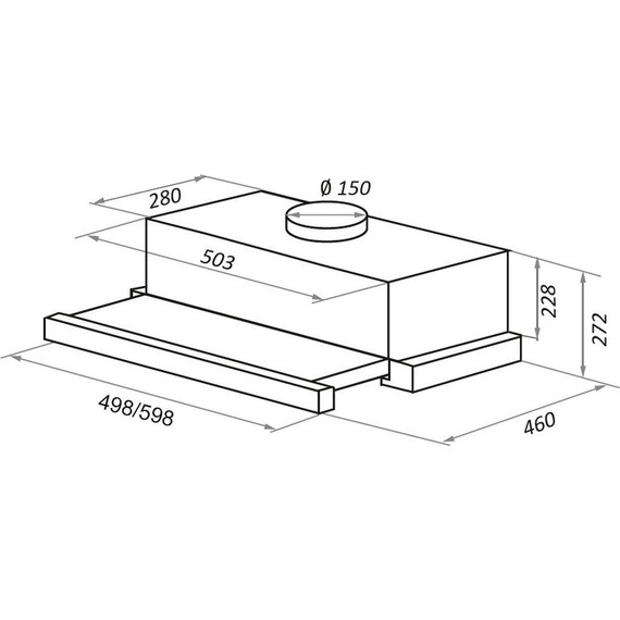 Вытяжка Maunfeld TS Touch 50 Glass Black (чёрное стекло) - фото 12
