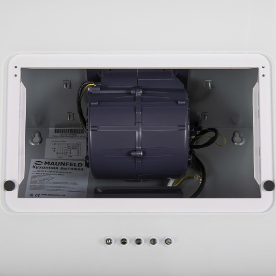 Вытяжка Maunfeld Wind Push 60 Glass White (белое стекло) - фото 14