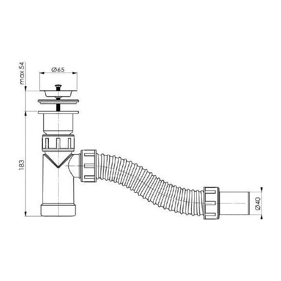 Сифон для умывальника Pestan Bettoserb 125310 - фото 2