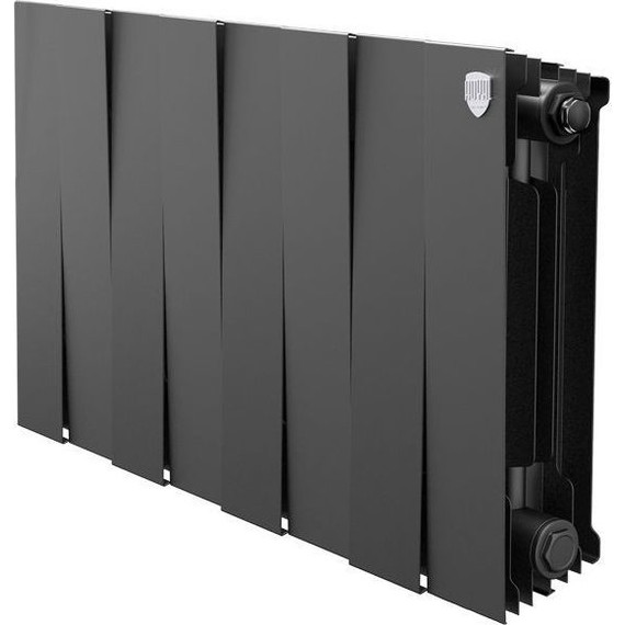 Радиатор Royal Thermo Piano Forte 350 Noir Sable 640х380 мм (8 секций) - фото 