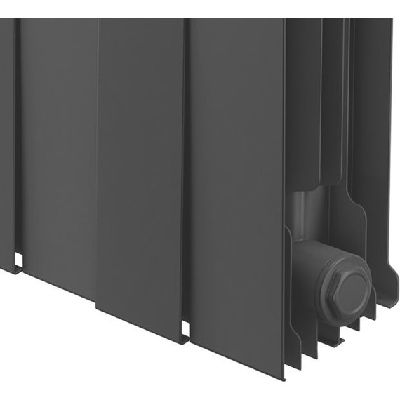 Радиатор Royal Thermo Piano Forte 350 Noir Sable 800х380 мм (10 секций) - фото 2