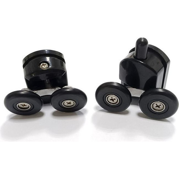 Душевая дверь Abber Schwarzer Diamant 100 см AG30100BH, черный/прозрачное - фото 3