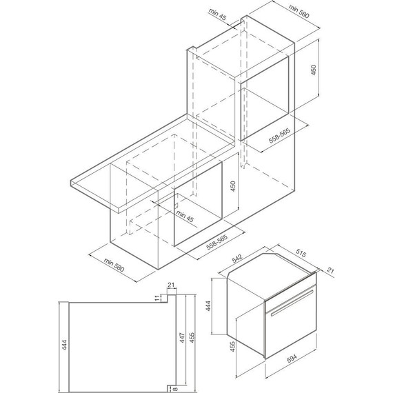 Электрический духовой шкаф с СВЧ Graude BWGK 45.0 EL - фото 2