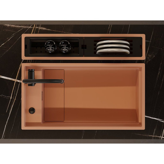 Кухонная мойка Omoikiri Kinaru 86-U/I CN 4997025, canyon, Цвет производителя: canyon - фото 2
