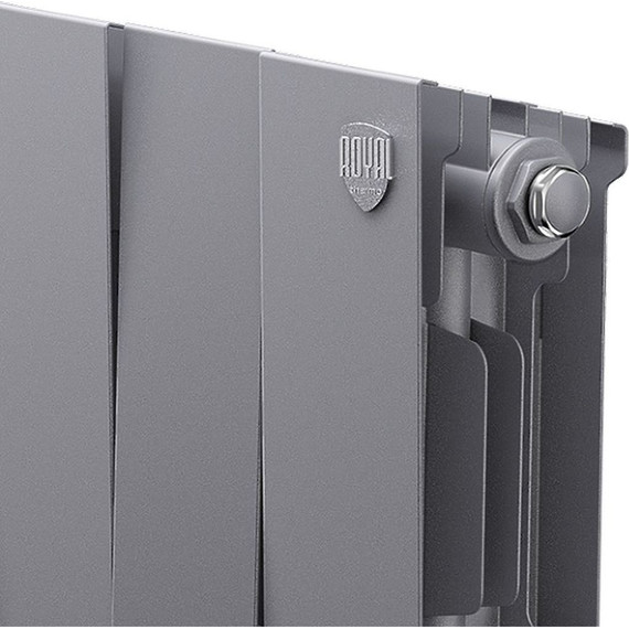 Радиатор Royal Thermo Piano Forte 200 Silver Satin 1280х280 мм (16 секций) - фото 3