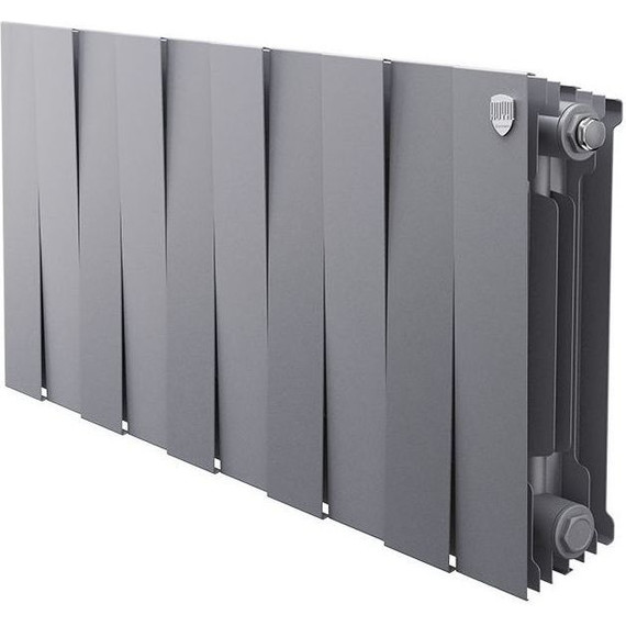 Радиатор Royal Thermo Piano Forte 350 Silver Satin 800х380 мм (10 секций) - фото 