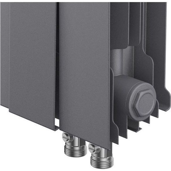 Радиатор Royal Thermo Piano Forte 300 VDR Silver Satin 1120х380 мм (14 секций) - фото 3