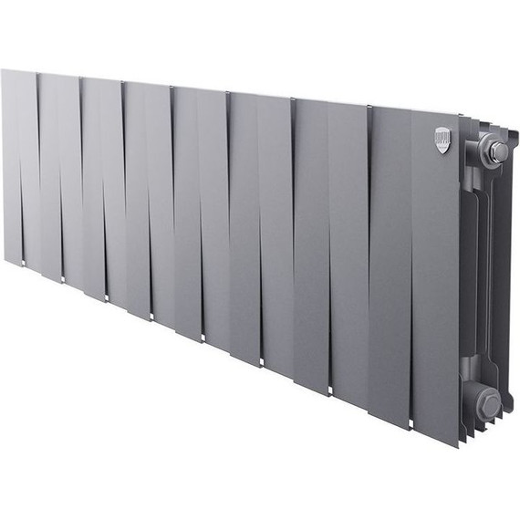 Радиатор Royal Thermo Piano Forte 350 Silver Satin 1280х380 мм (16 секций) - фото 