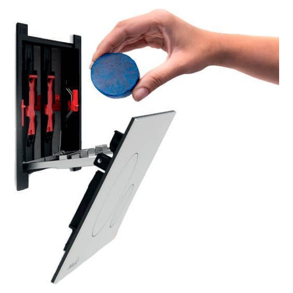 Инсталляция для подвесного унитаза Alcaplast SET 4v1 AM101/1120-4:1 RU M571-0001 (кнопка хром глянцевый) - фото 5