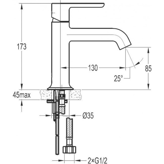 Смеситель для раковины Cezares ECO-LS-01-W0, Цвет производителя: хром - фото, картинка 3 Смеситель для раковины Cezares ECO-LS-01-W0, Цвет производителя: хром - фото 3