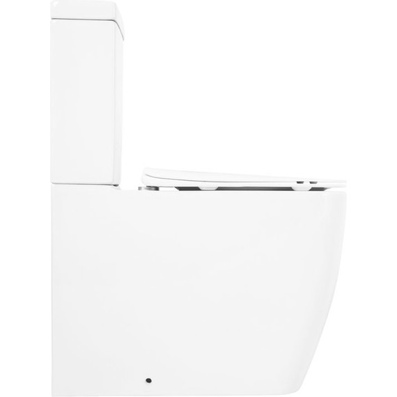 Унитаз-компакт безободковый Cezares Lux CZR-159-CPR - фото 4