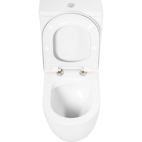 Унитаз-компакт безободковый Cezares Stylus CZR-152-CPR - фото 8