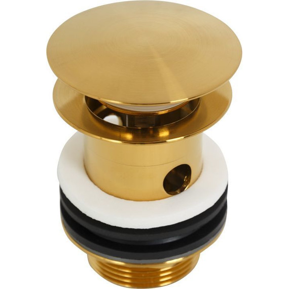 Донный клапан Cezares ECO-SAT-BORO, брашированное золото - фото 2