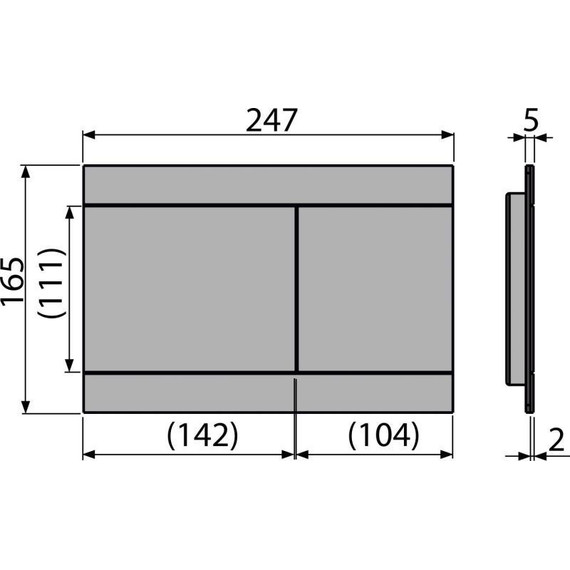 Кнопка смыва Alcaplast Flat FUN-BRASS, нержавеющая сталь, цвет латунь - фото, картинка 3 Кнопка смыва Alcaplast Flat FUN-BRASS, нержавеющая сталь, цвет латунь - фото 3