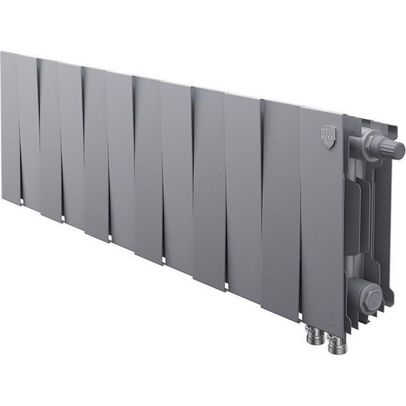 Радиатор Royal Thermo Piano Forte 200 VDR Silver Satin 960х280 мм (12 секций) - фото 