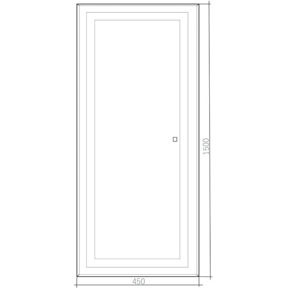 Зеркало Azario Лира Led 45 см - фото 3