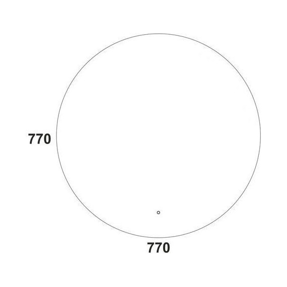 Зеркало Azario Плаза Led 65 см (с подсветкой и сенсорным выключателем) - фото 5