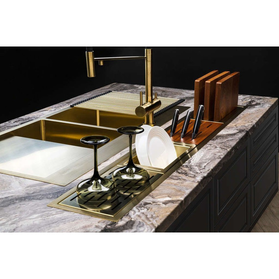 Встраиваемая сушилка для посуды Omoikiri DRY-01 LG 4999012, светлое золото - фото 2