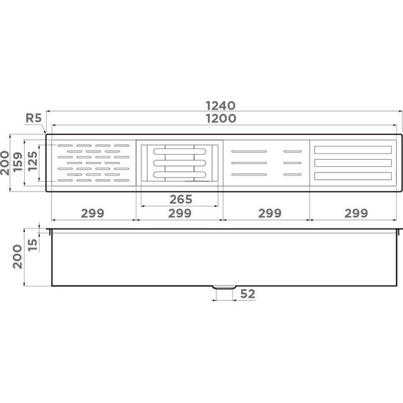 Встраиваемая сушилка для посуды Omoikiri DRY-01 LG 4999012, светлое золото - фото 3