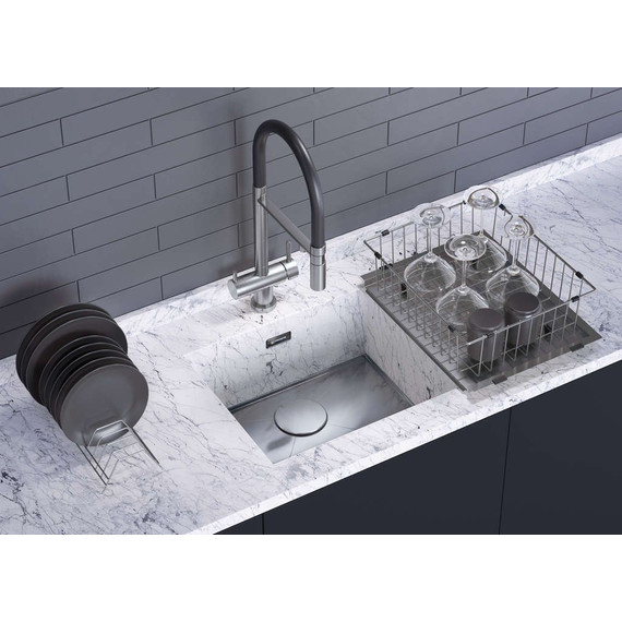 Съемное крыло для моек Omoikiri RE-01 IN 4999016, нержавеющая сталь - фото 2