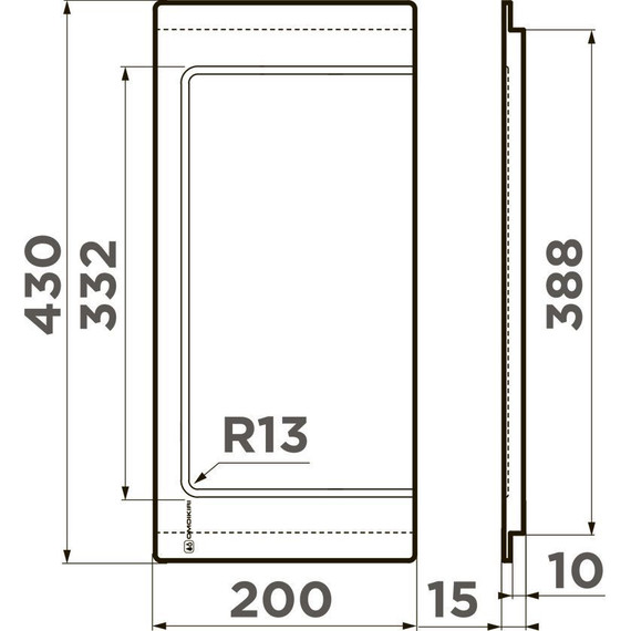 Разделочная доска Omoikiri CB-05-WOOD-M 4999053, венге - фото 4