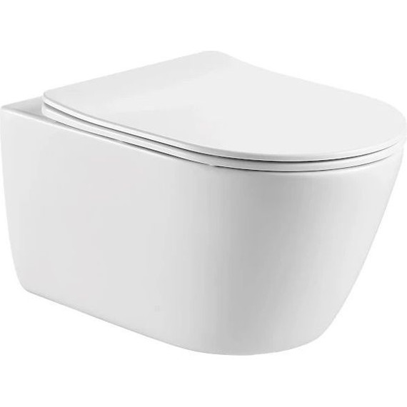 Инсталляция Aquatek Standart 50 INS-0000012 с подвесным унитазом Aquatek Оберон AQ1363W-00 - фото 2