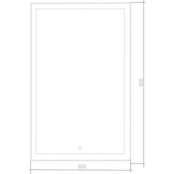 Зеркало Azario Сантана 60 см - фото 4