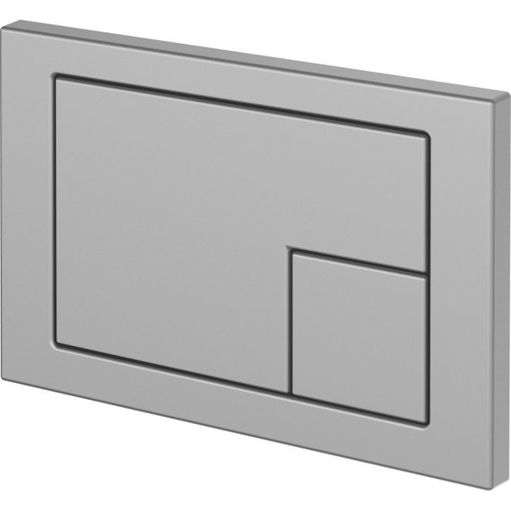 Кнопка смыва Cersanit Corner A64107, хром матовый - фото 2