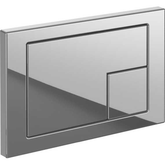 Кнопка смыва Cersanit Corner A64108, хром глянцевый - фото 2