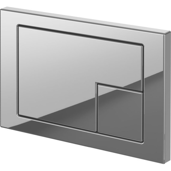 Кнопка смыва Cersanit Corner A64108, хром глянцевый - фото 3