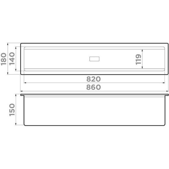 Встраиваемая сушилка для посуды Omoikiri DRY-03 PRO WH 4999042, белый - фото 2