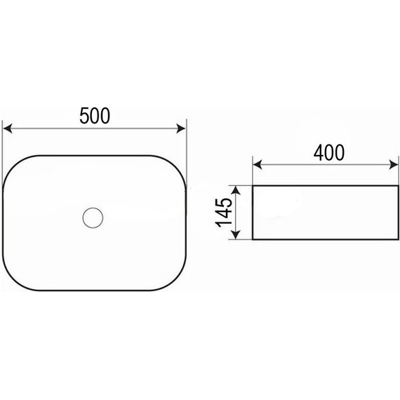 Раковина-чаша Azario 50 см AZ-2195-MB, черный матовый - фото, картинка 3 Раковина-чаша Azario 50 см AZ-2195-MB, черный матовый - фото 3