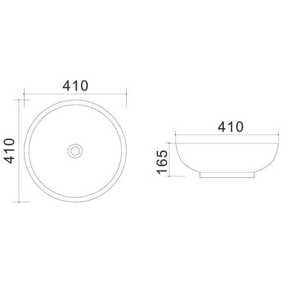 Раковина-чаша Azario 41 см AZ-4947 - фото, картинка 3 Раковина-чаша Azario 41 см AZ-4947 - фото 3